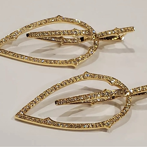 Stephen Webster 18k Yellow Gold and Diamond Convertible Earrings - Picture 6 of 11